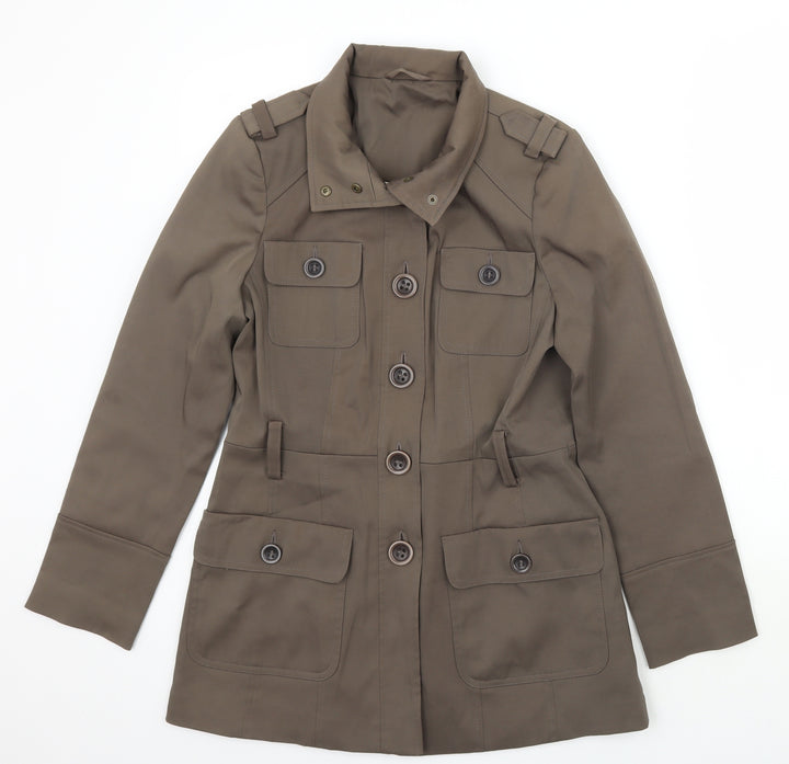 F&F Womens Green Jacket Coat Size 10