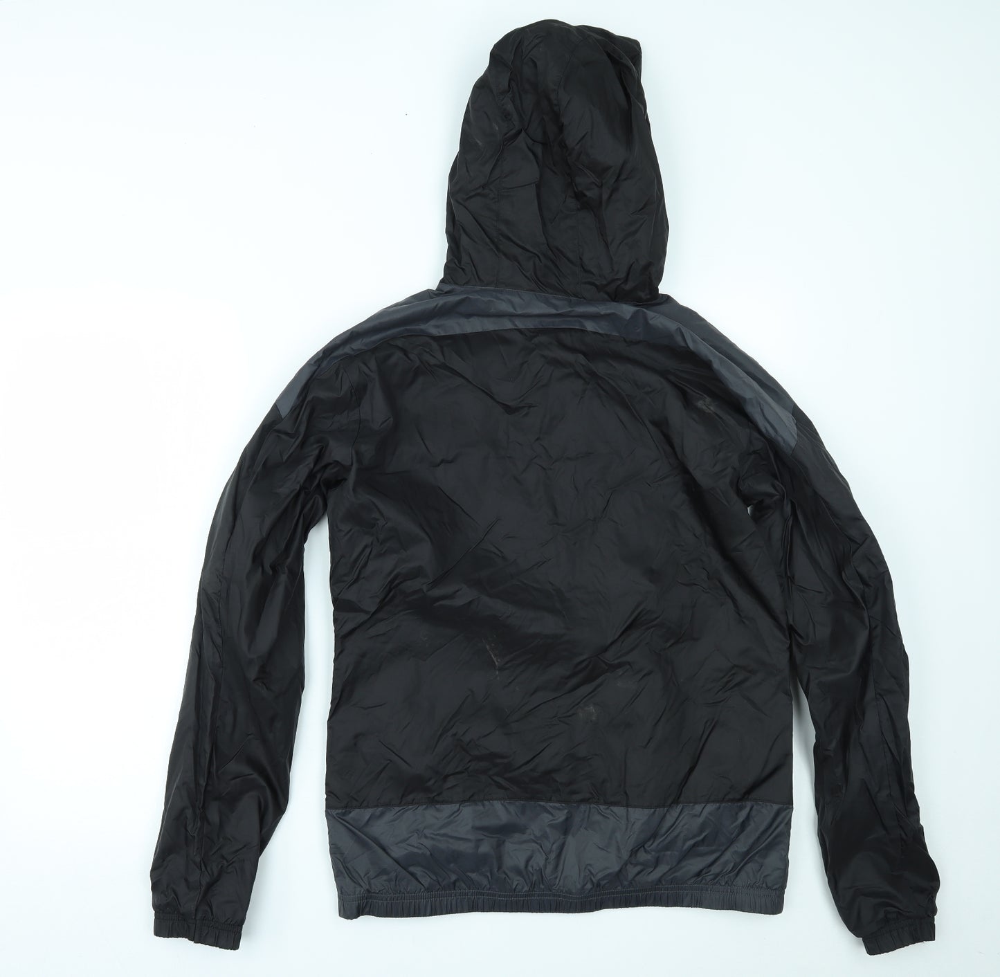 PUMA Mens Black   Windbreaker Coat Size M  - gateshead football club