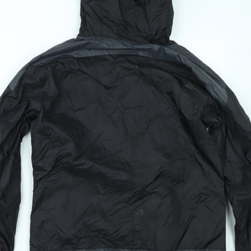PUMA Mens Black   Windbreaker Coat Size M  - gateshead football club