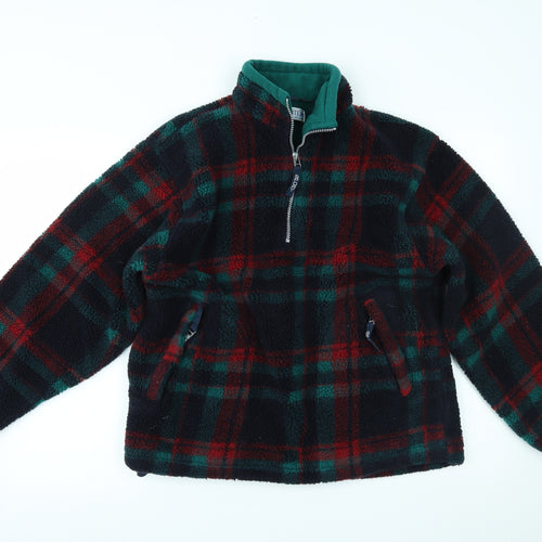 Antarex Mens Multicoloured Plaid  Pullover Jumper Size S