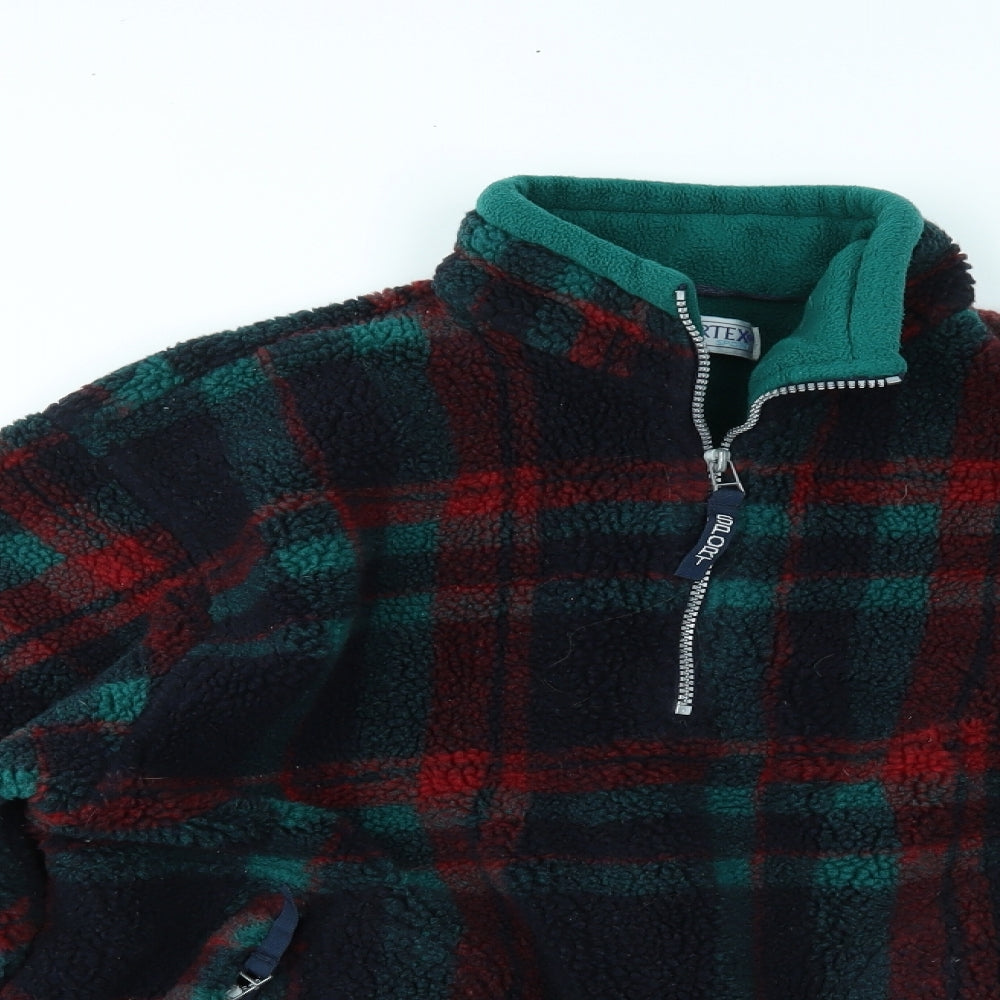 Antarex Mens Multicoloured Plaid  Pullover Jumper Size S