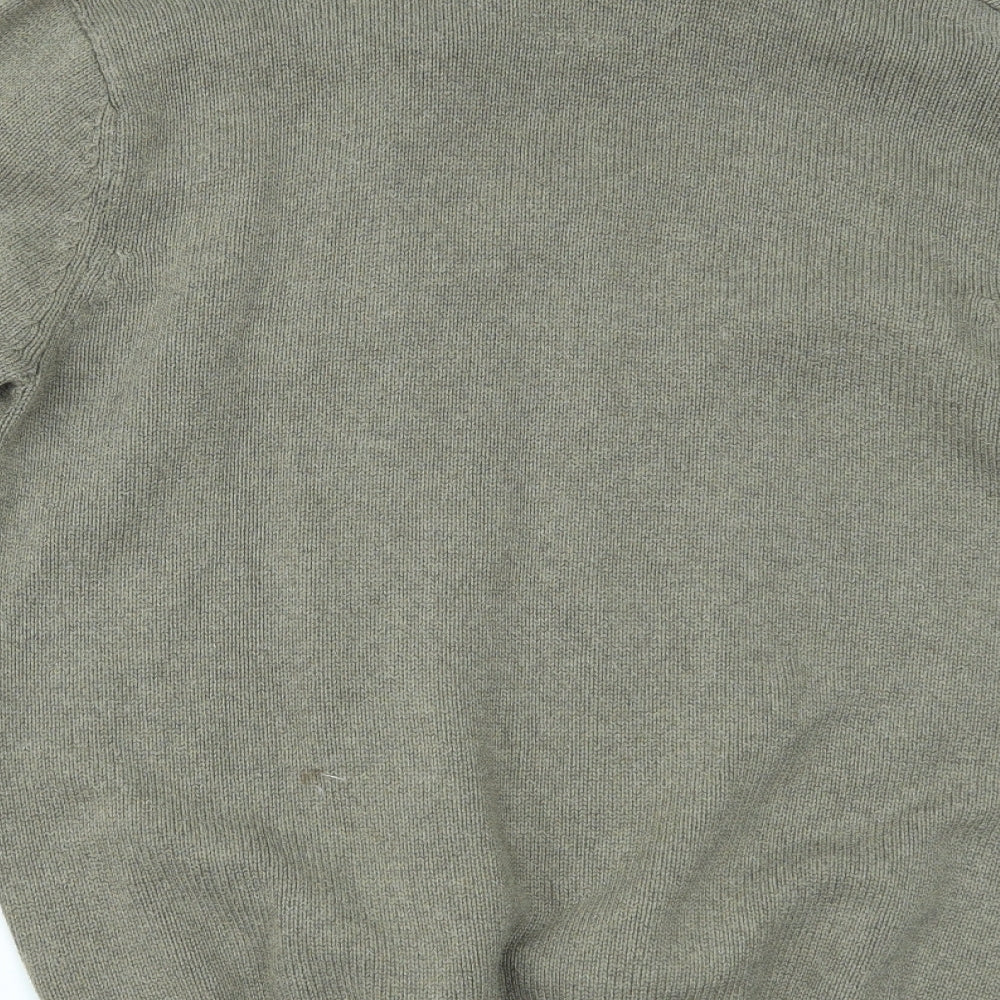 Atlantic Bay Mens Beige   Pullover Jumper Size L