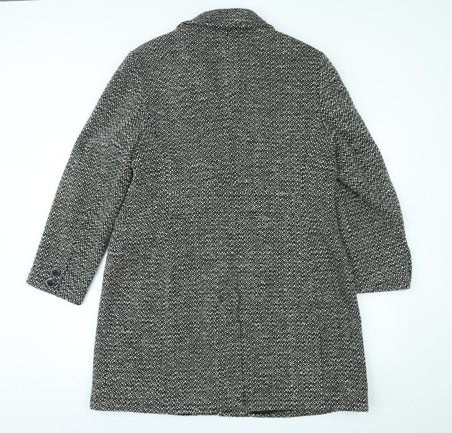 NEXT Womens Black   Overcoat Coat Size 12