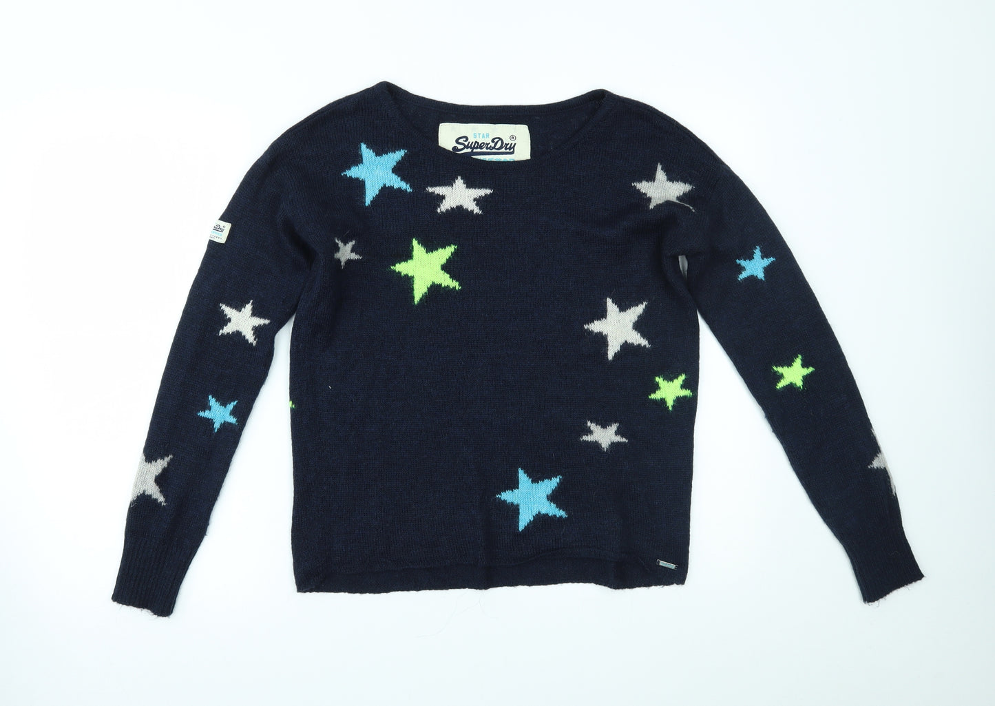 Superdry Womens Blue   Pullover Jumper Size M