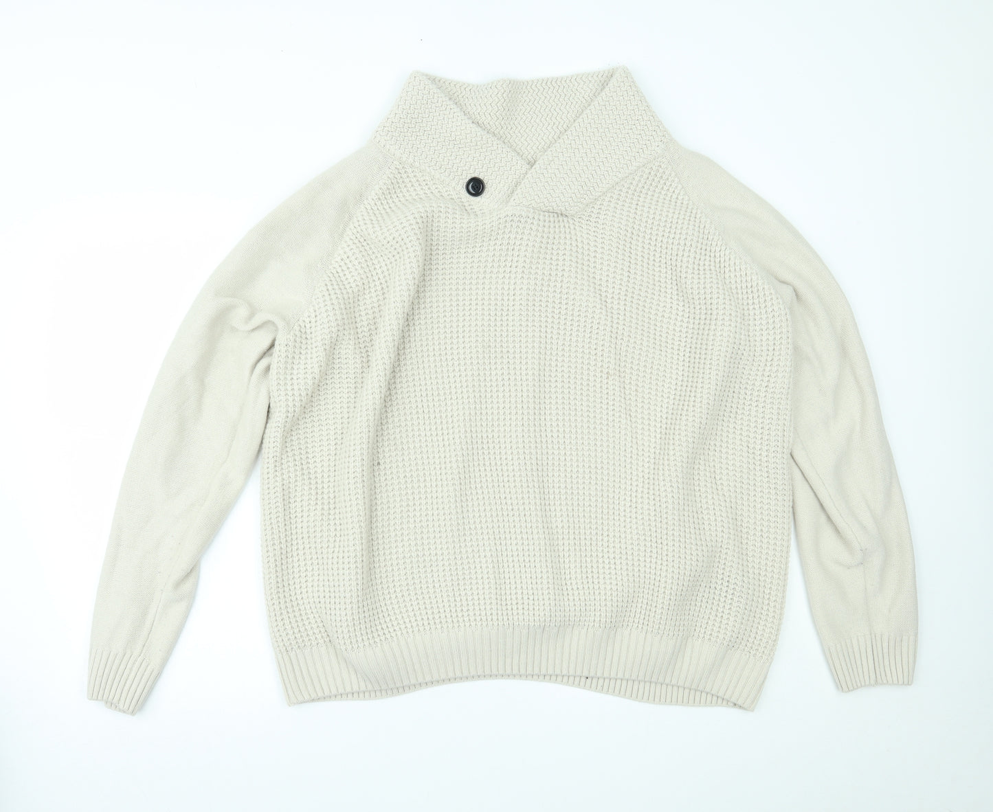 F&F Mens Ivory   Pullover Jumper Size 3XL