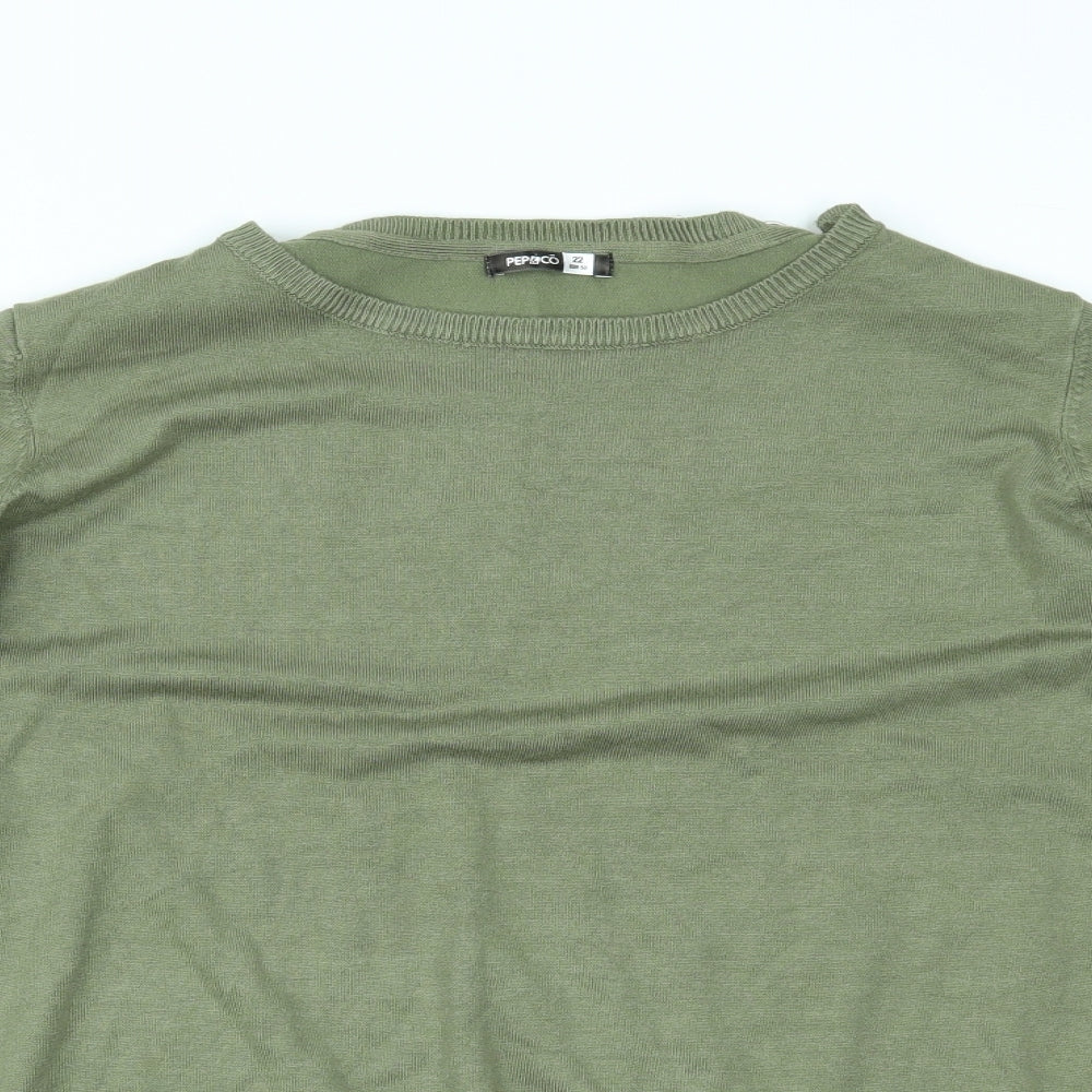 Pep&CO Womens Green   Basic Blouse Size 22