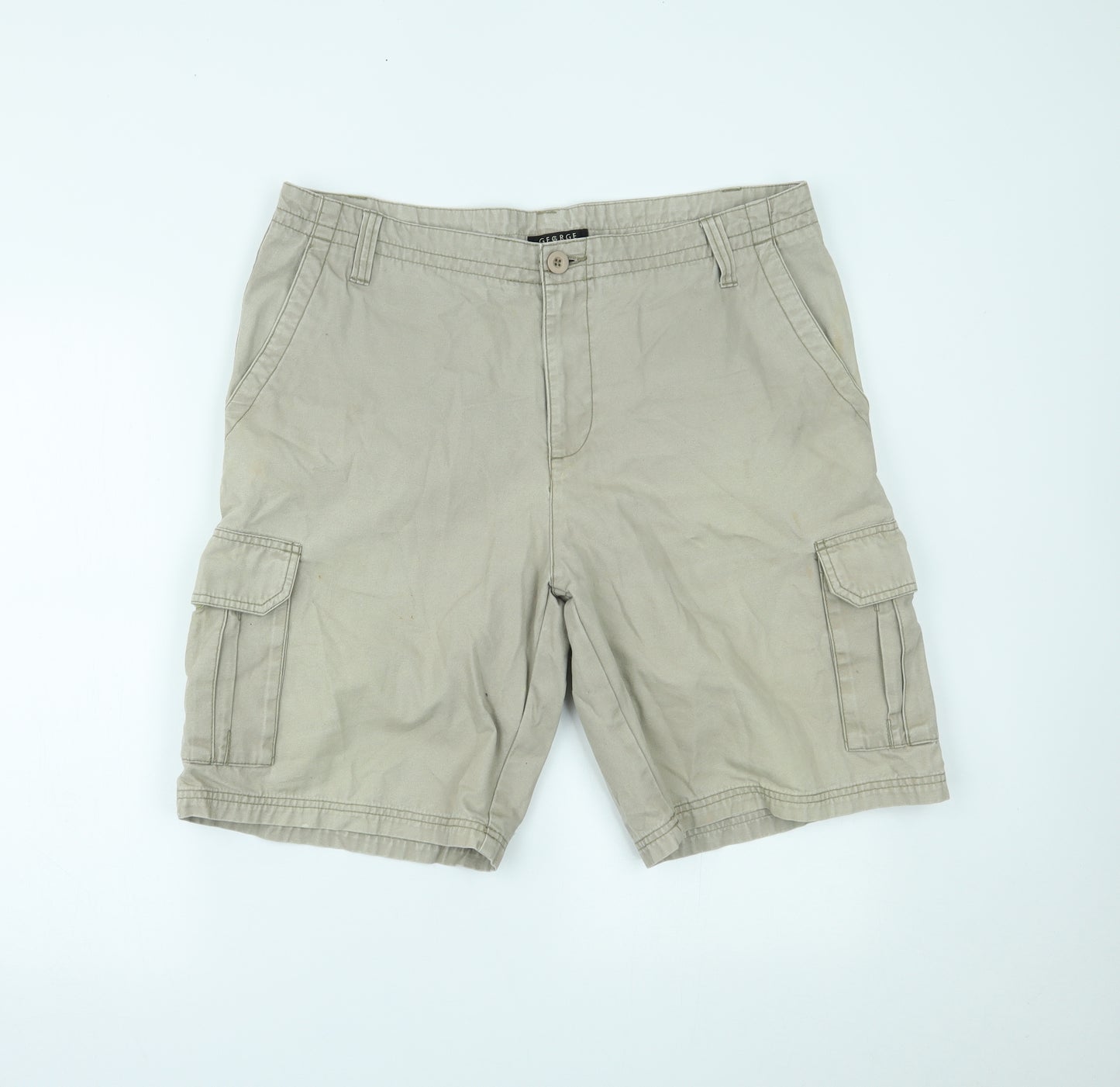 George Mens Beige   Cargo Shorts Size 36