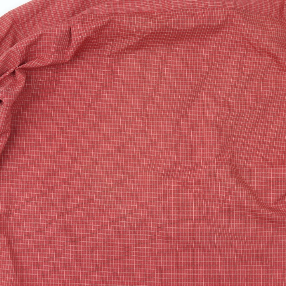Items Mens Red Check   Button-Up Size L