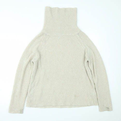 Light Before Dark Womens Beige   Pullover Jumper Size S