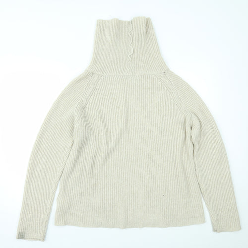 Light Before Dark Womens Beige   Pullover Jumper Size S
