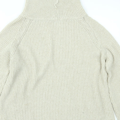 Light Before Dark Womens Beige   Pullover Jumper Size S