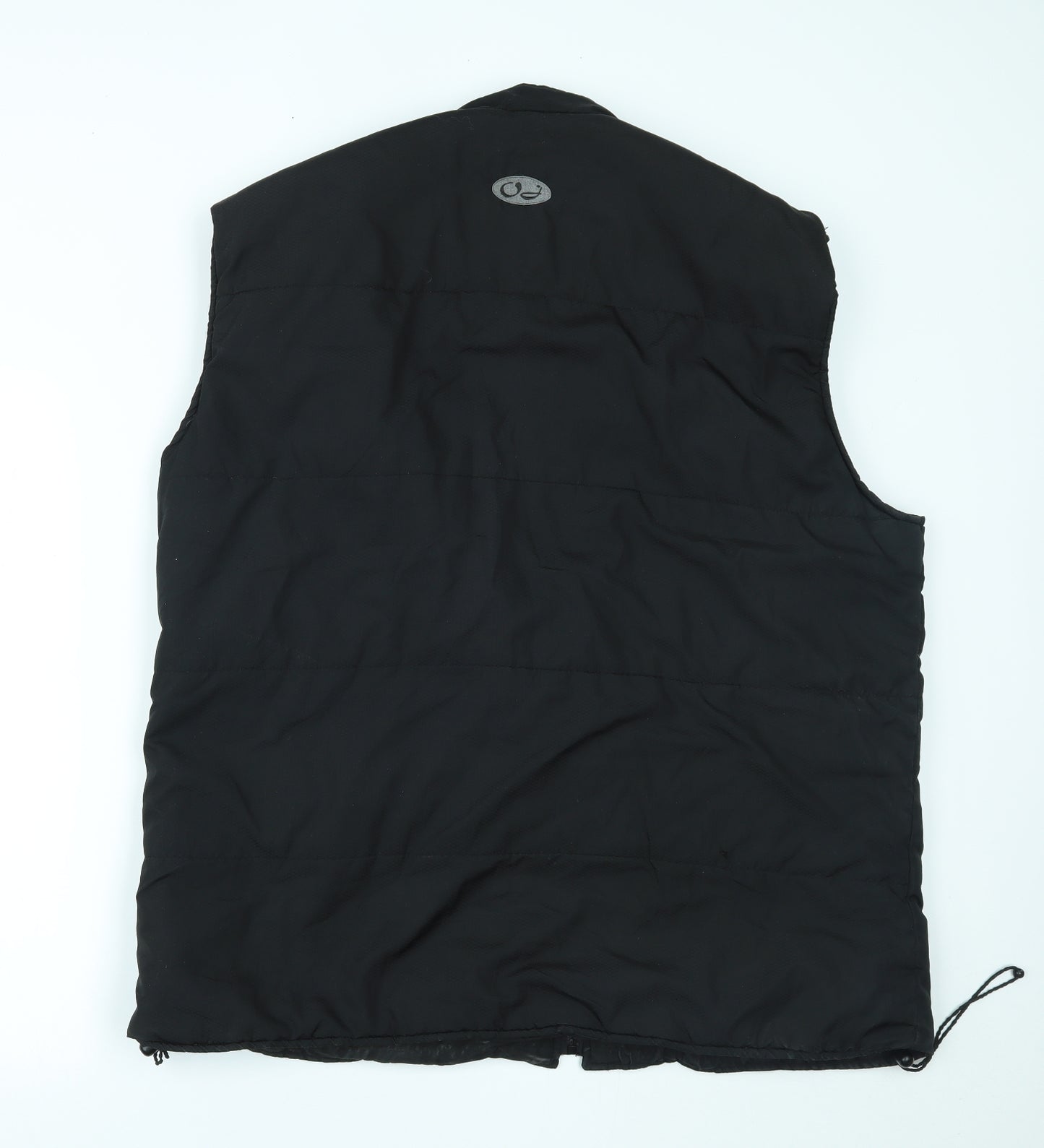 atmosfere metropolitane Mens Black   Gilet Coat Size 2XL