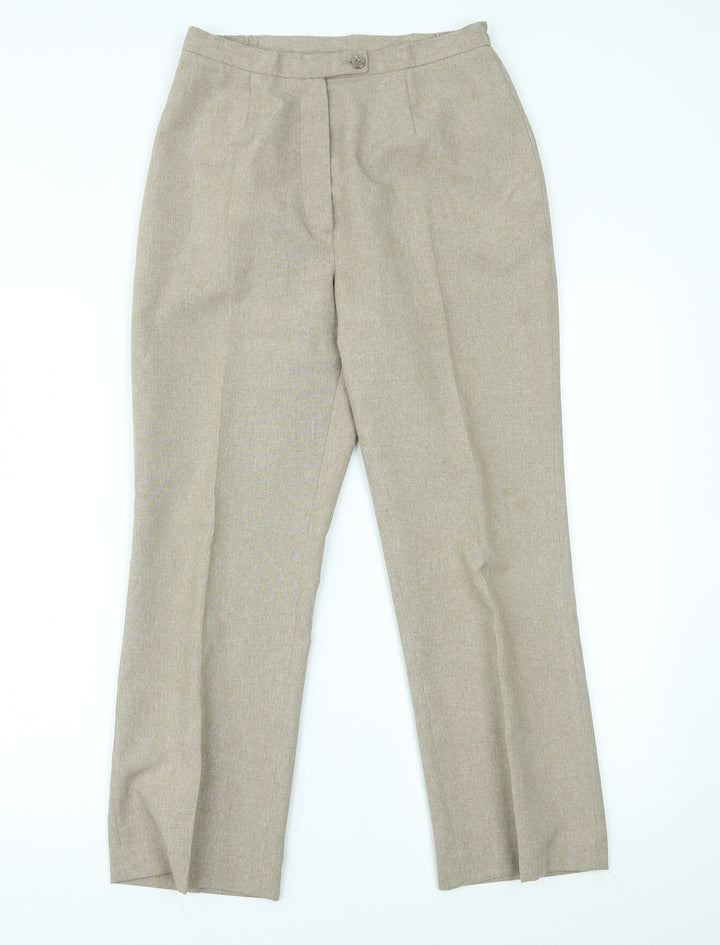 Berkertex Womens Beige Trousers Size 10 L24 in