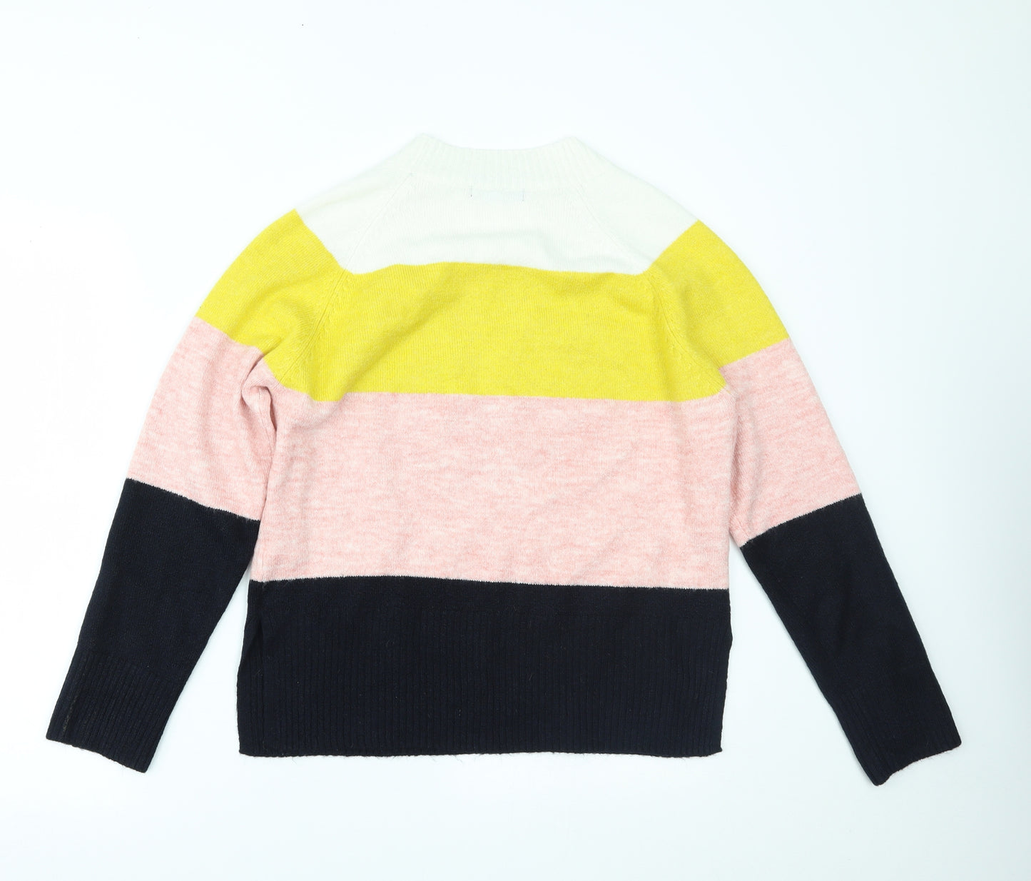 F&F Womens Multicoloured Striped  Pullover Jumper Size 12