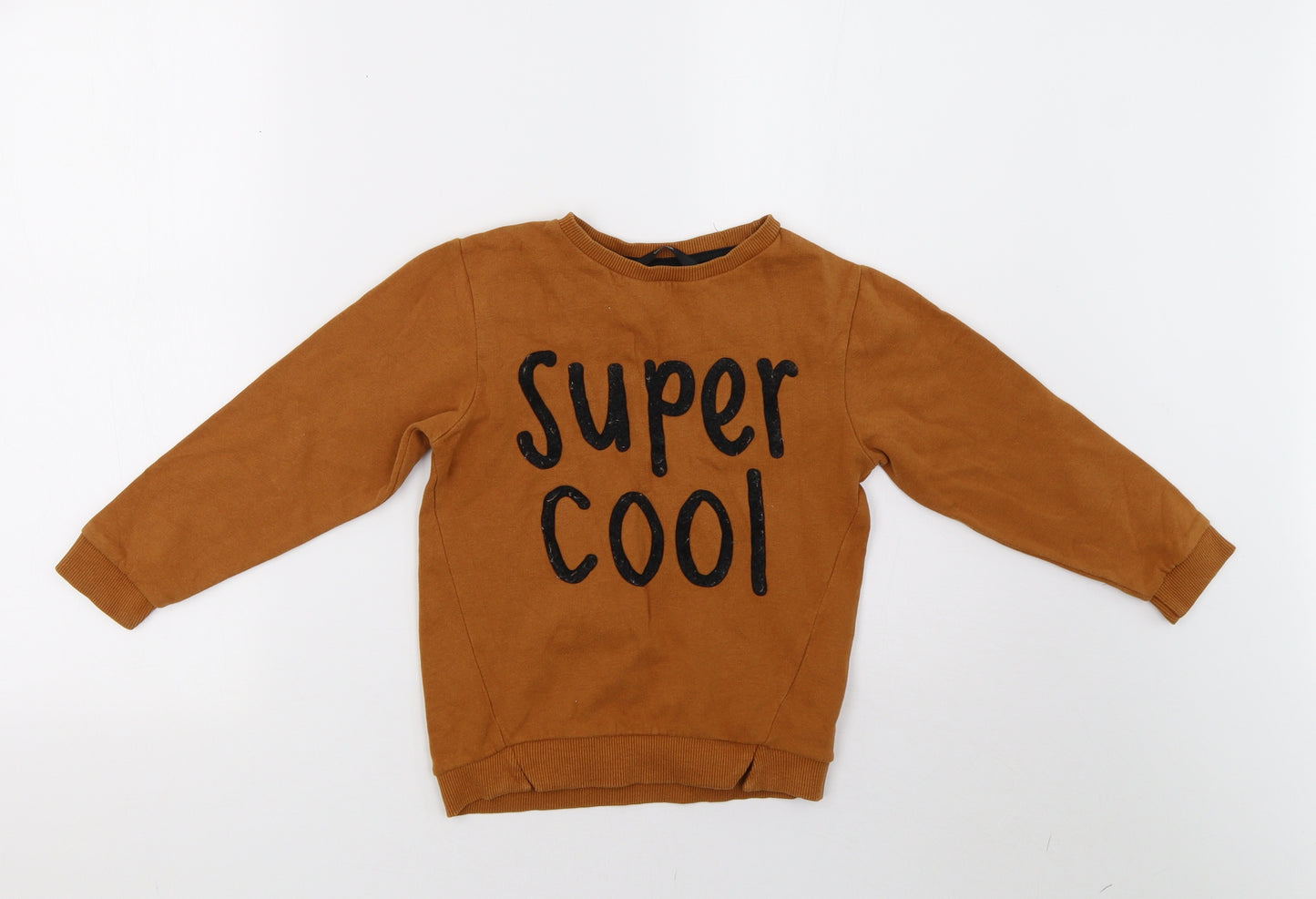 George Boys Brown   Pullover Sweatshirt Size 5-6 Years