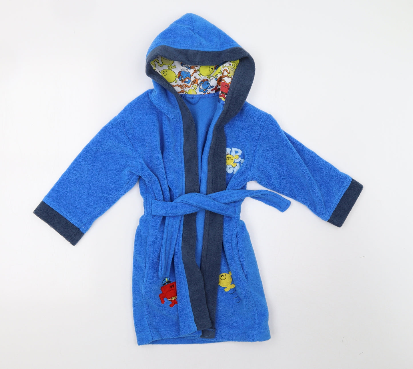 Marks and Spencer Boys Blue    Gown Size 3-4 Years  - Mr men
