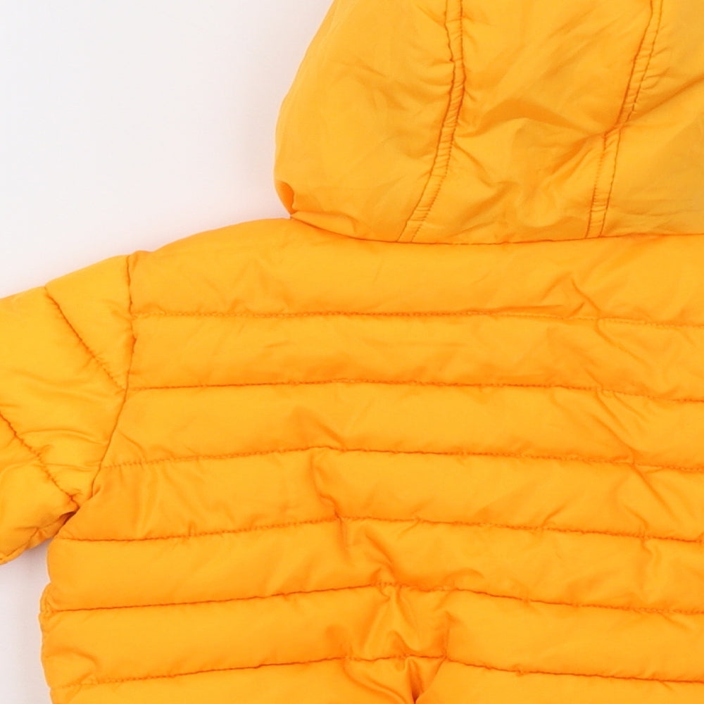 Matalan Boys Yellow   Puffer Jacket Coat Size 3-4 Years