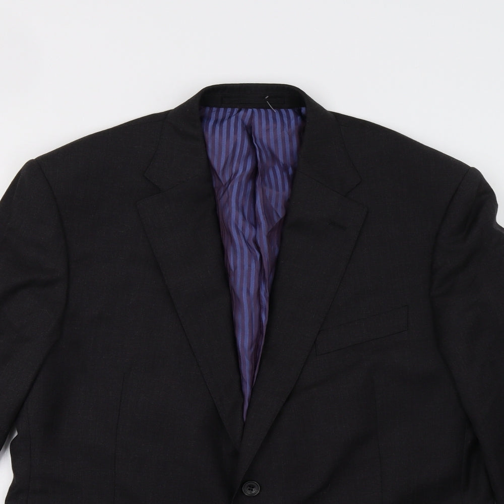 Marks and Spencer Mens Black   Jacket Blazer Size 42