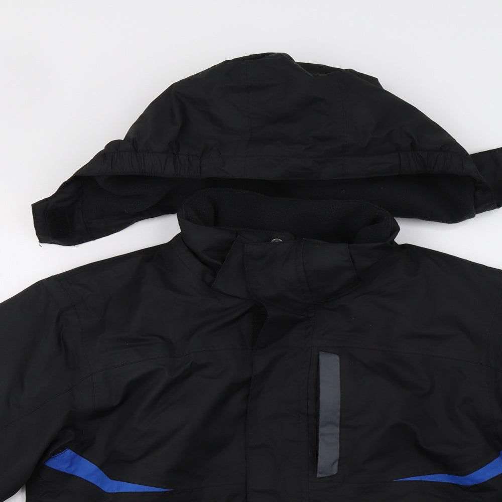 Parallel Boys Black   Basic Coat Coat Size 11-12 Years
