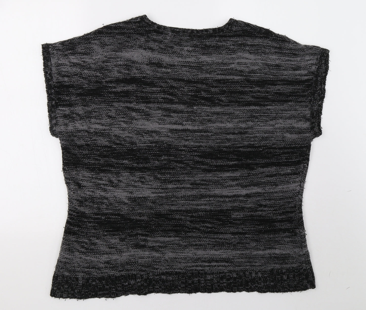 pm Womens Grey  Knit Pullover Sweatshirt Size L