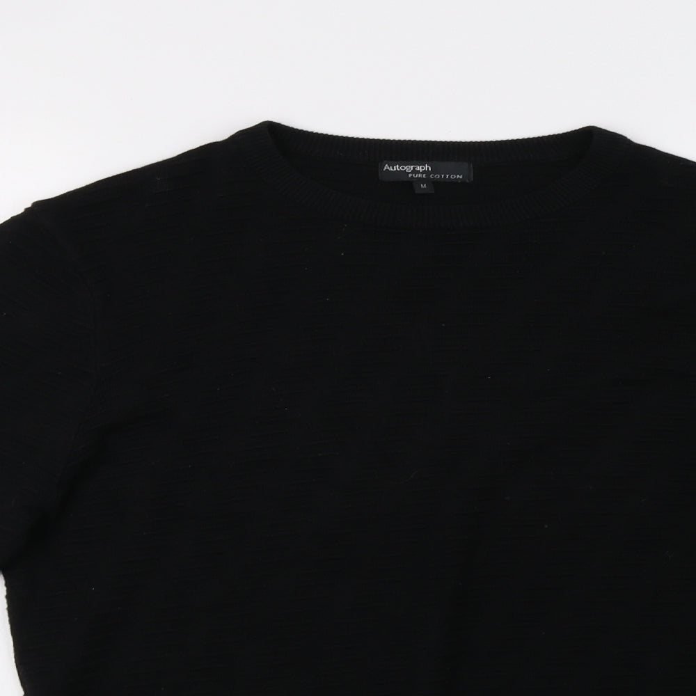 Marks and Spencer Mens Black   Pullover Sweatshirt Size M