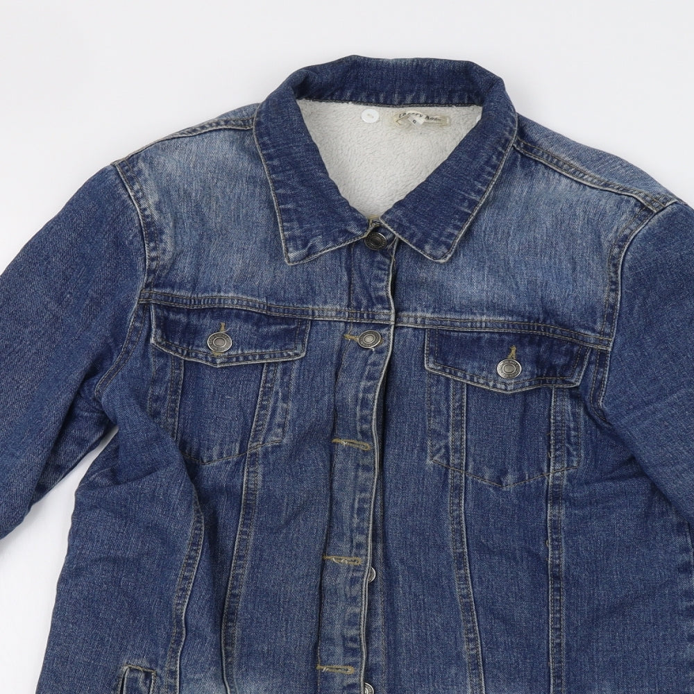 Cherry Koko Womens Blue  Denim Jacket  Size 6