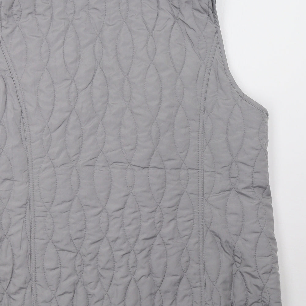 David Barry Womens Grey   Gilet Jacket Size 20