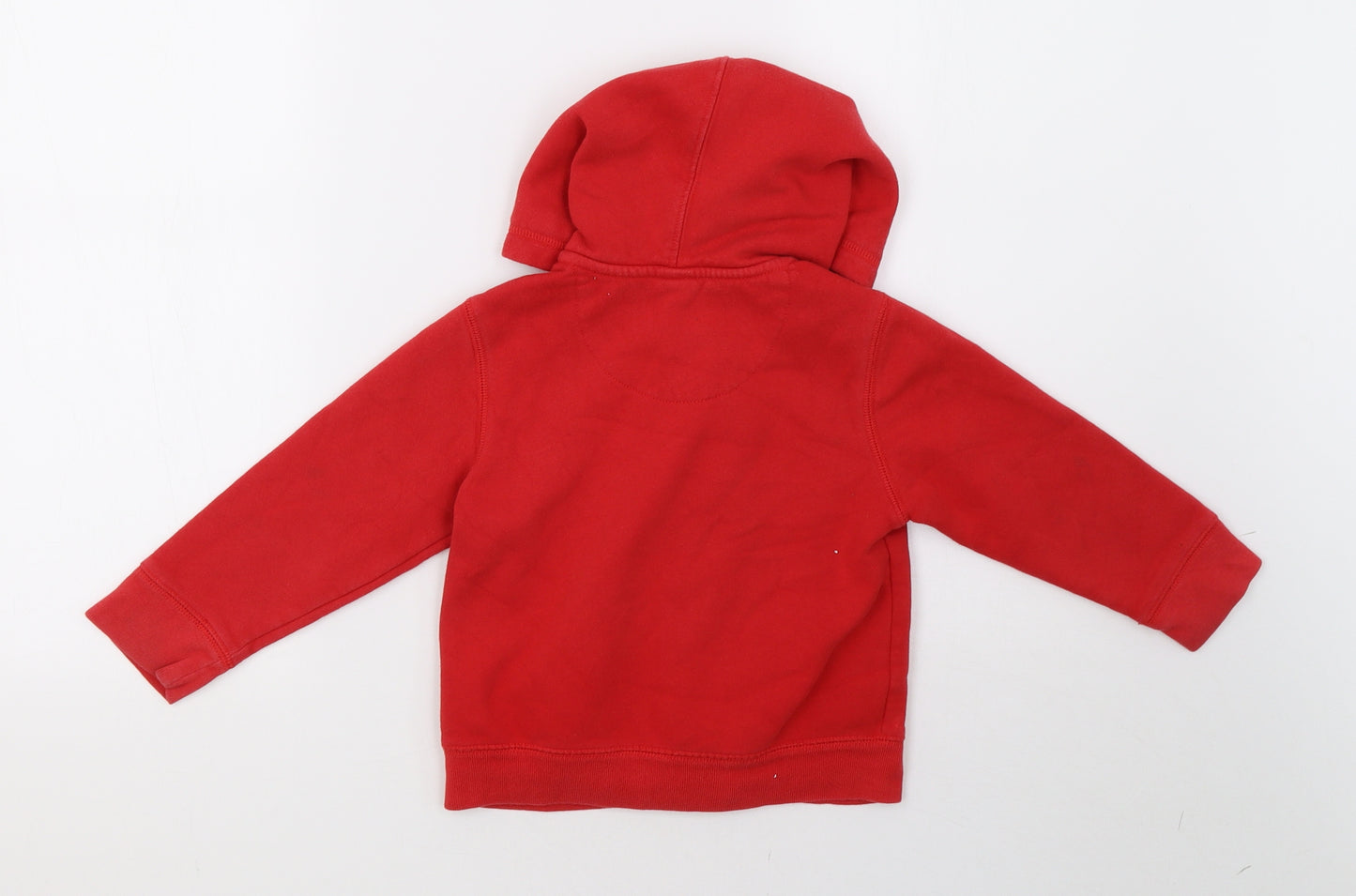 Gap Boys Red   Full Zip Hoodie Size 3 Years