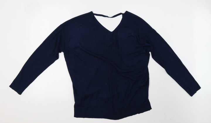 George Womens Blue   Pullover Sweatshirt Size 16