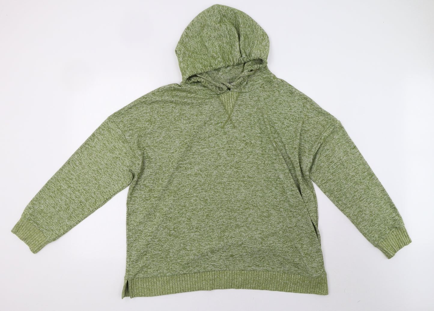 Nutmeg Womens Green   Pullover Hoodie Size 20