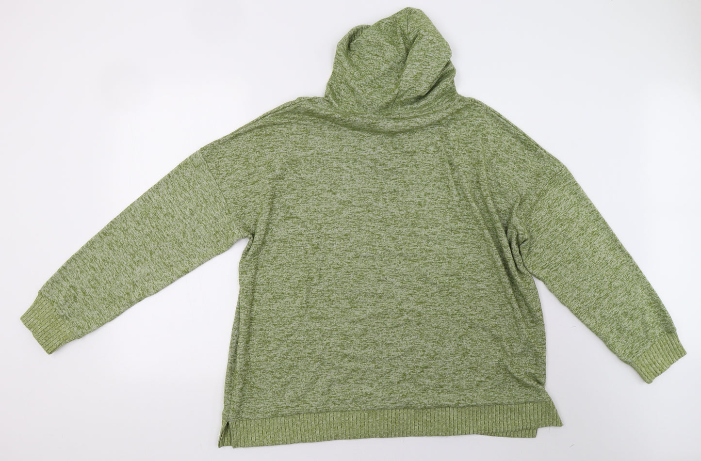 Nutmeg Womens Green   Pullover Hoodie Size 20