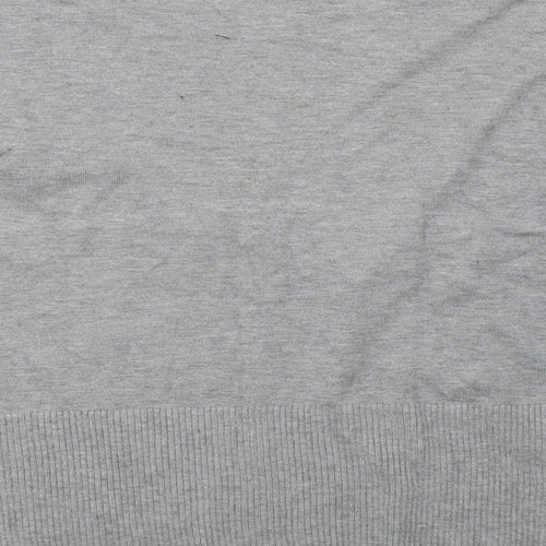 Cortefiel Womens Grey  Knit Cardigan Jumper Size L