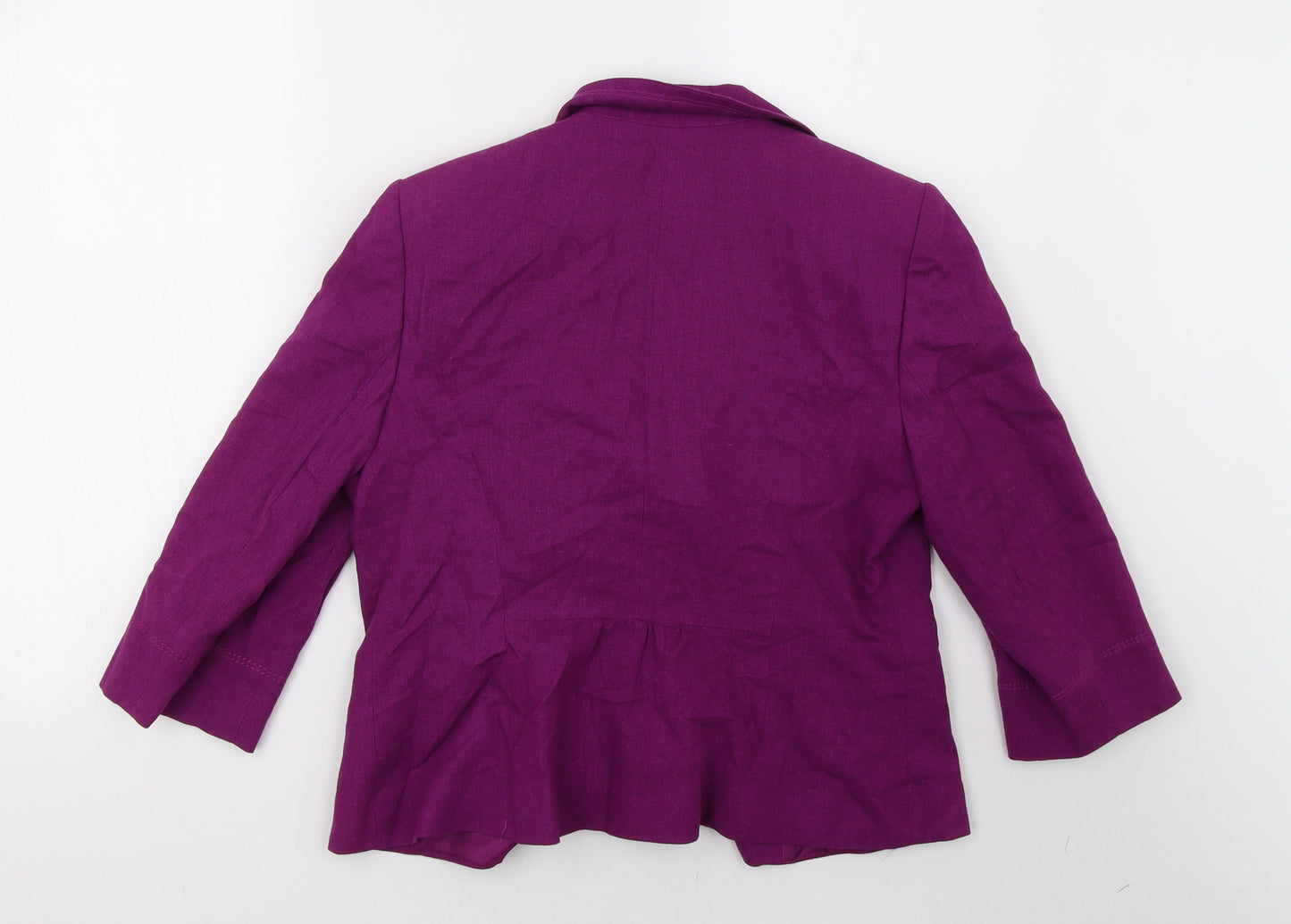 BHS Womens Purple   Jacket Blazer Size 14