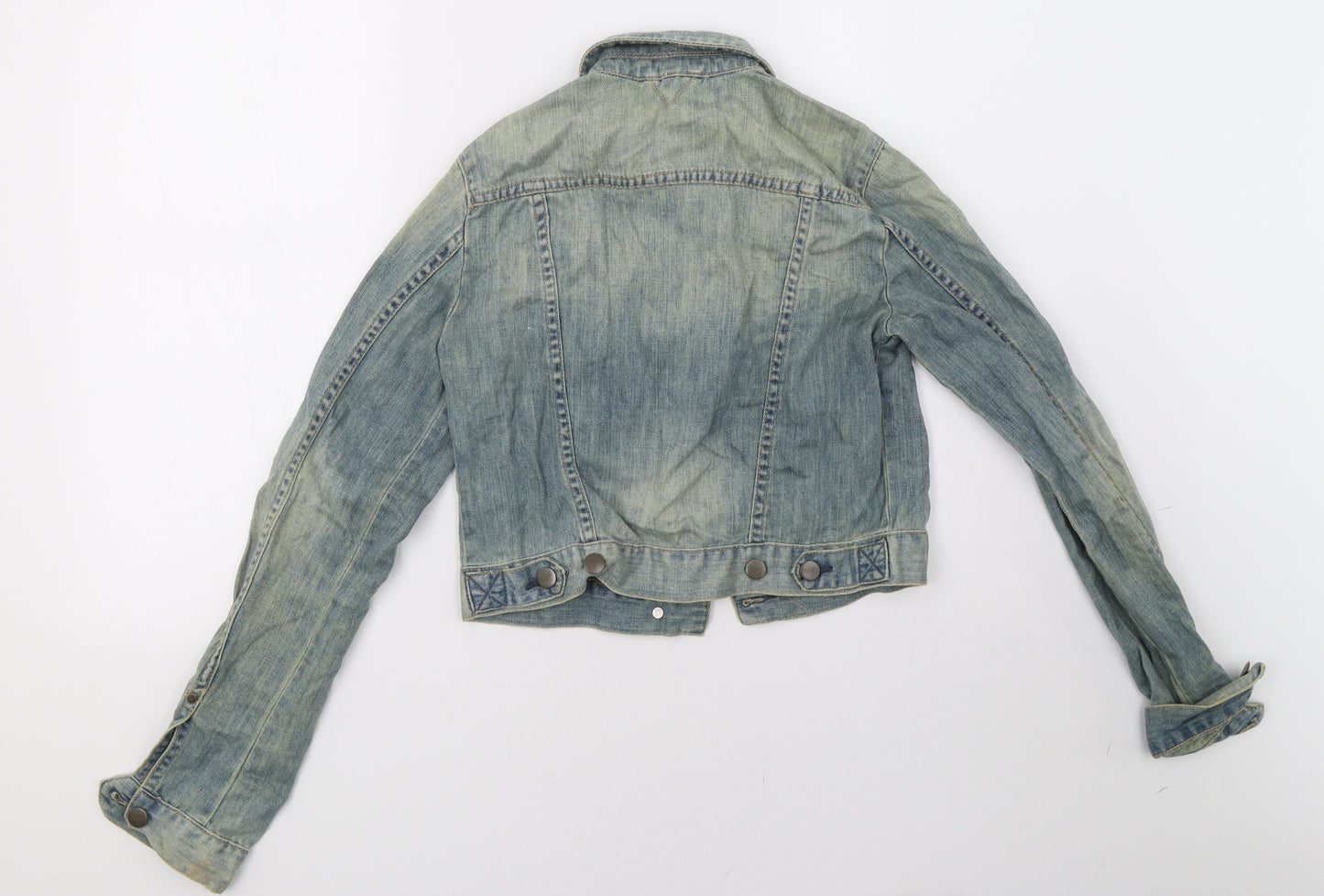 Topshop Womens Blue  Denim Jacket  Size 8