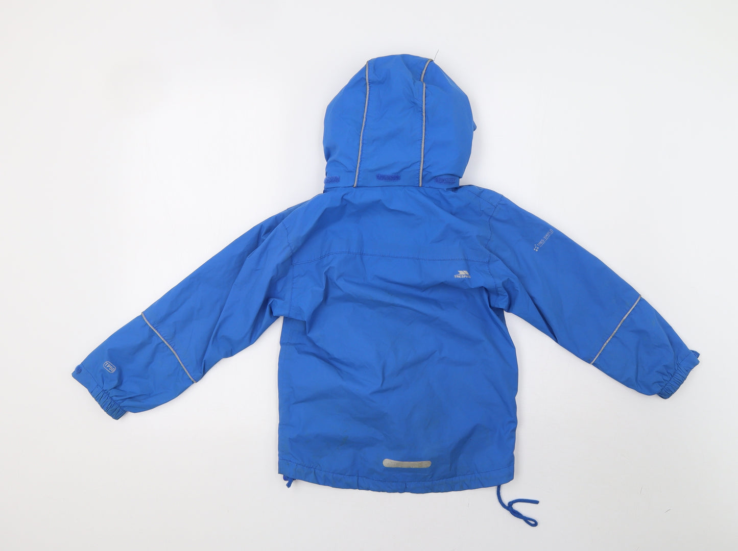 Trespass Boys Blue   Rain Coat Coat Size 5-6 Years
