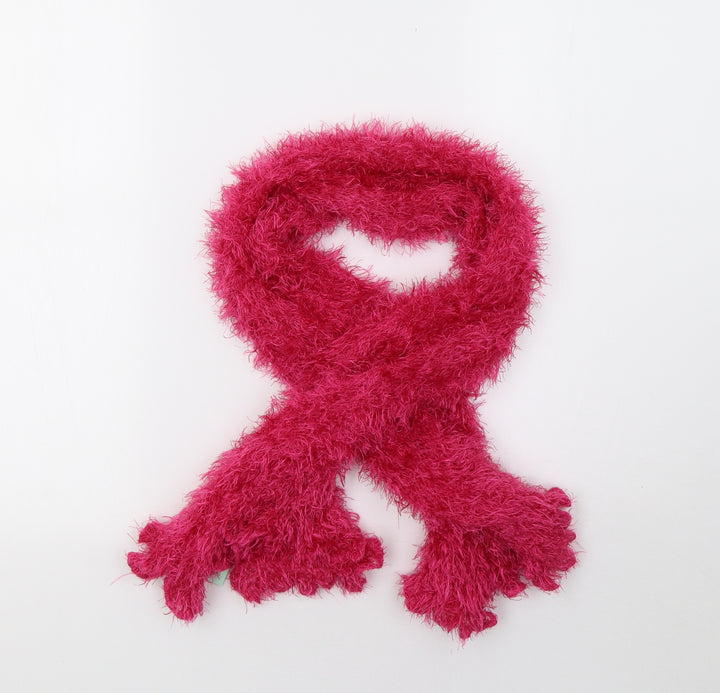 Preworn Girls Pink Knit Scarf Scarves & Wraps One Size