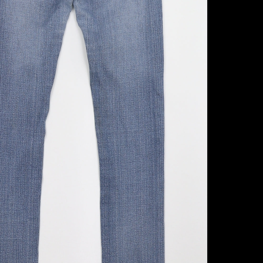 miss denim Womens Blue  Denim Straight Jeans Size 10 L31 in