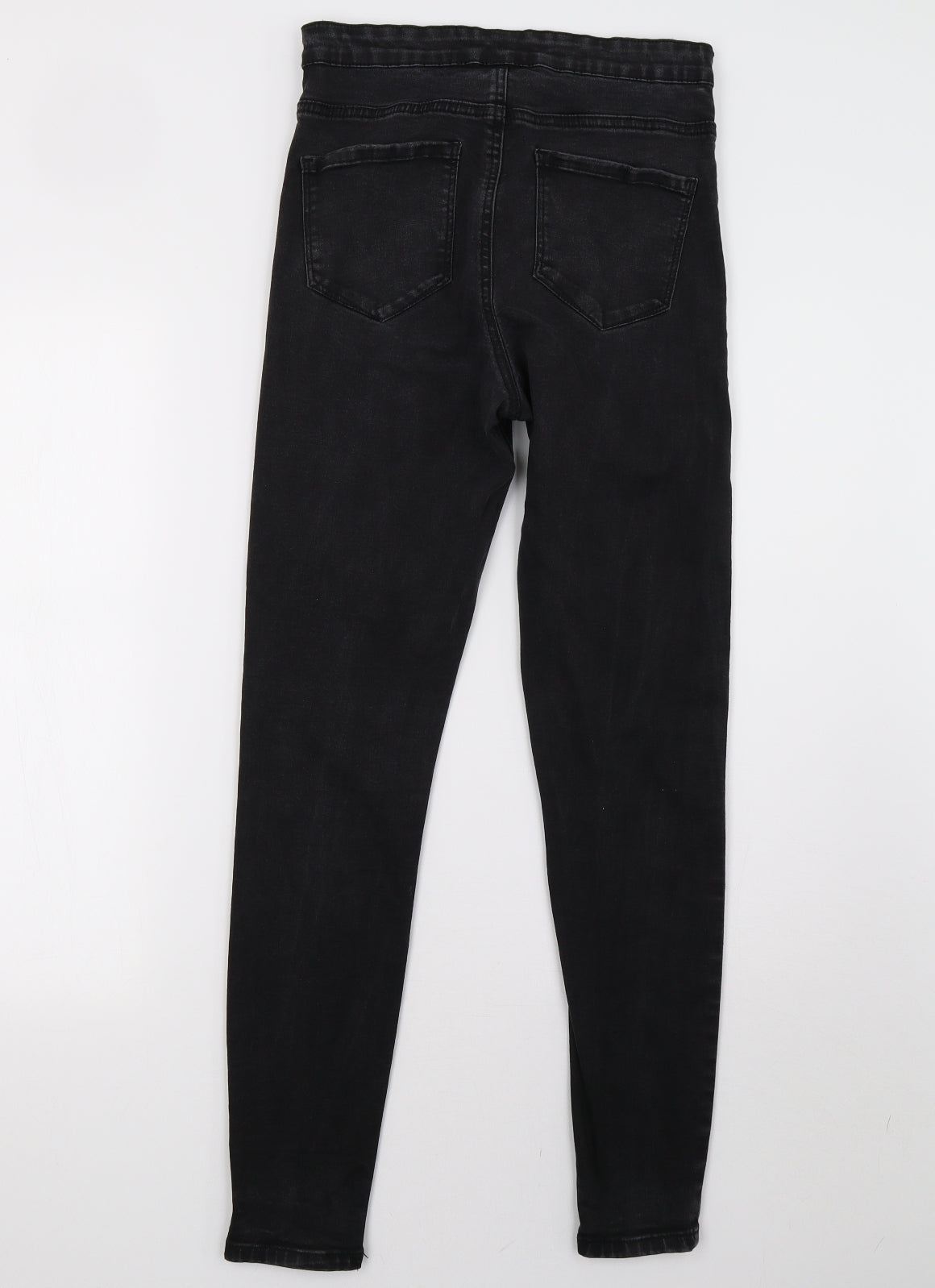 Primark Womens Black  Denim Skinny Jeans Size 12 L30 in