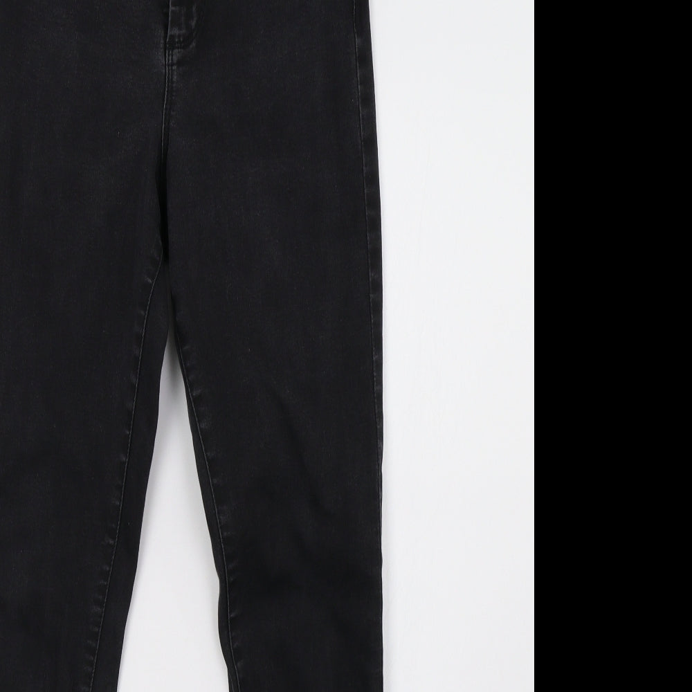 Primark Womens Black  Denim Skinny Jeans Size 12 L30 in