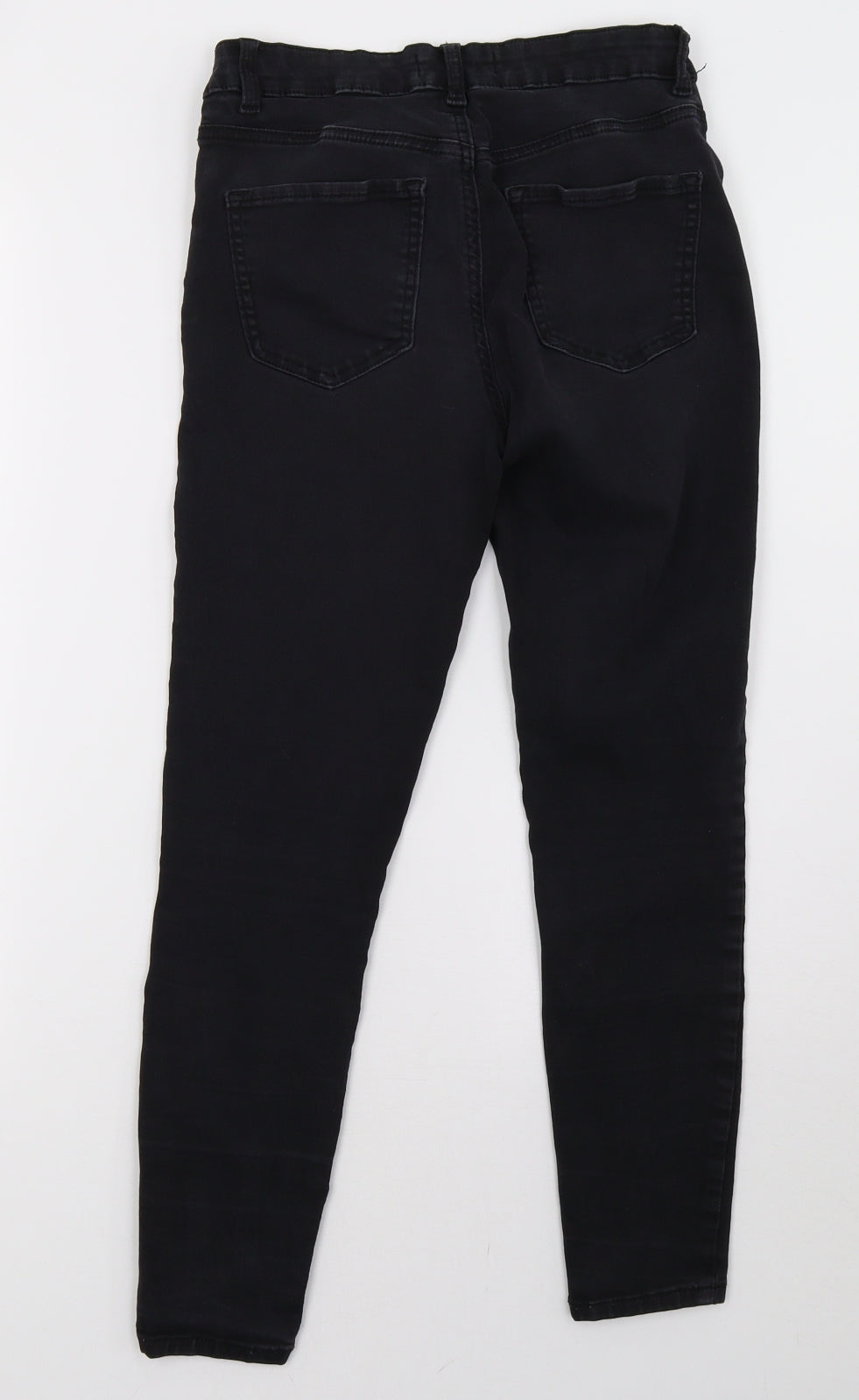 Primark Womens Black  Denim Skinny Jeans Size 12 L27 in