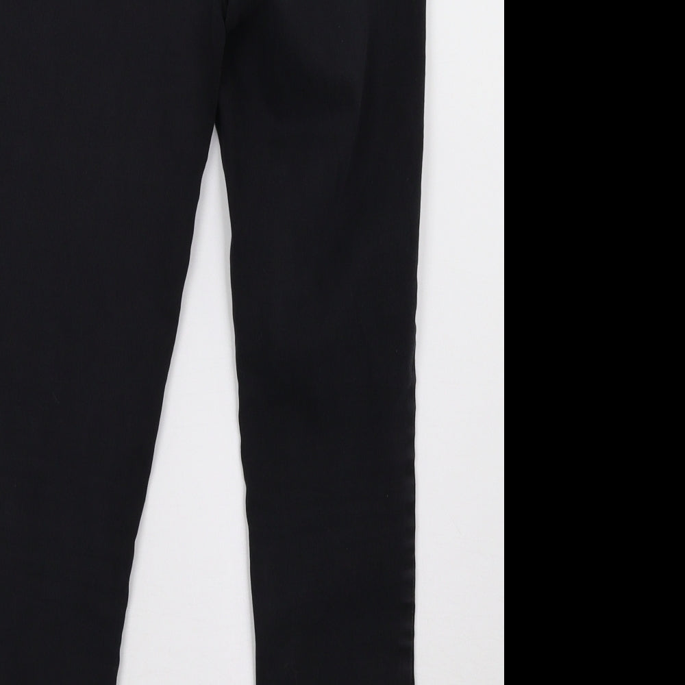 Primark Womens Black  Denim Skinny Jeans Size 12 L27 in