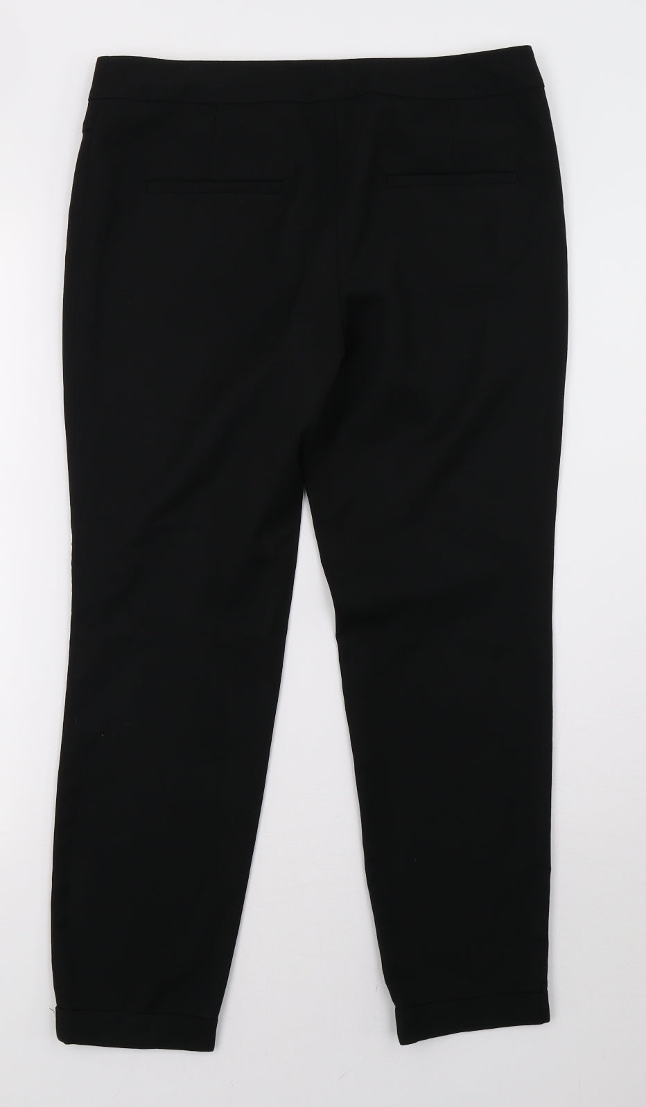 NEXT Womens Black   Trousers  Size 10 L26 in
