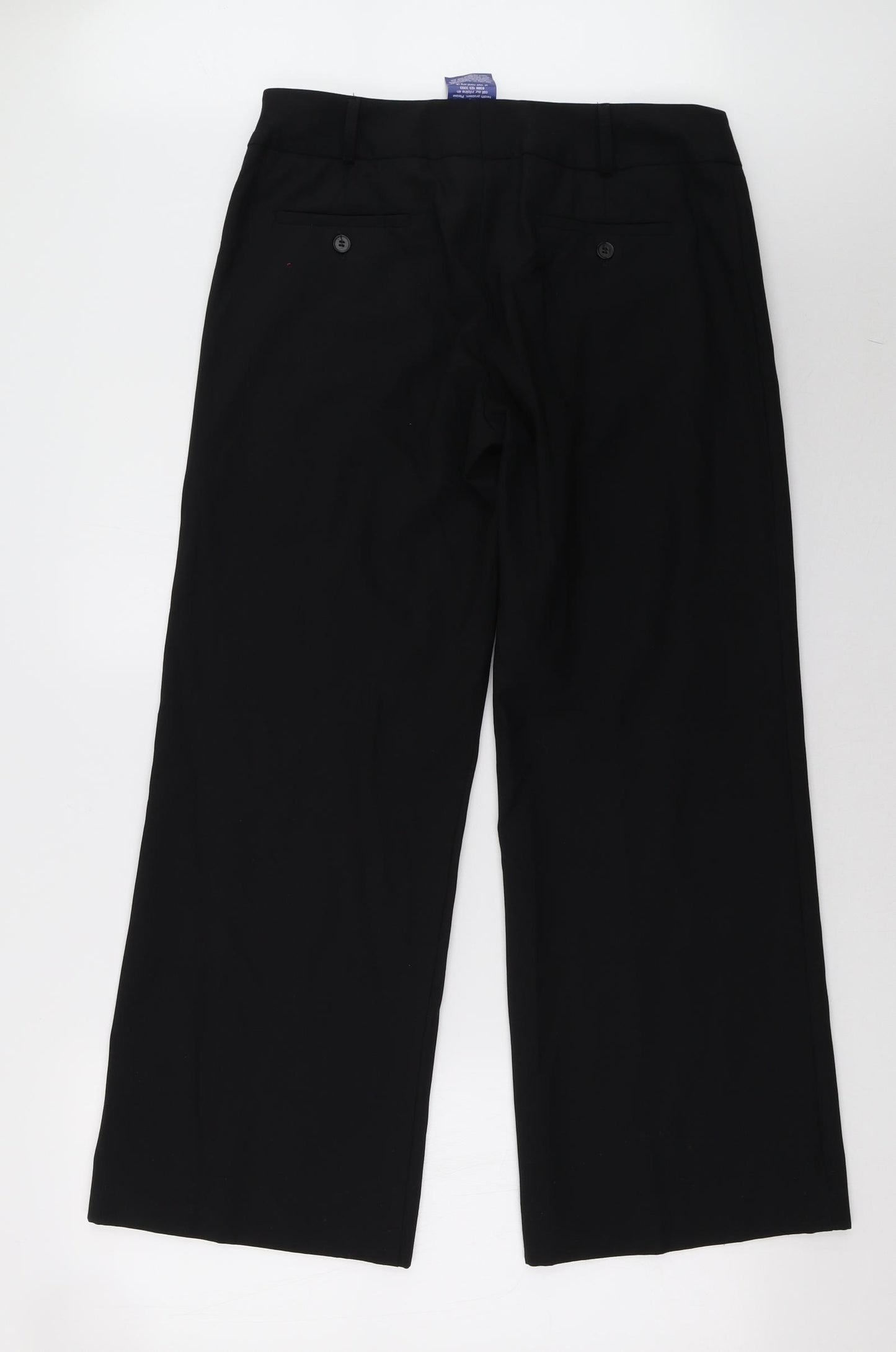 Alexander Womens Black   Trousers  Size 12 L31 in