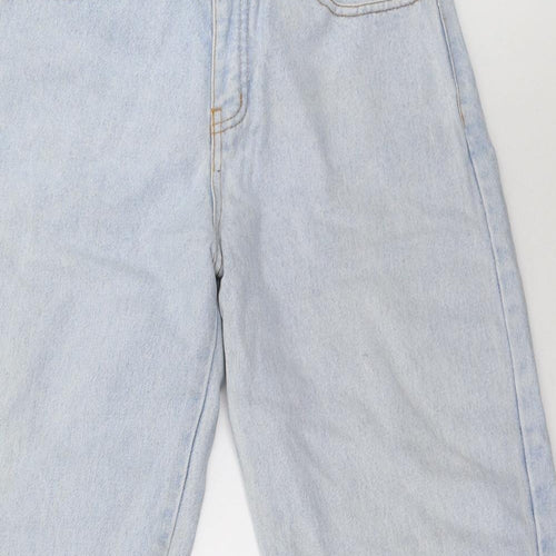 Preworn Womens Blue  Denim Straight Jeans Size 6