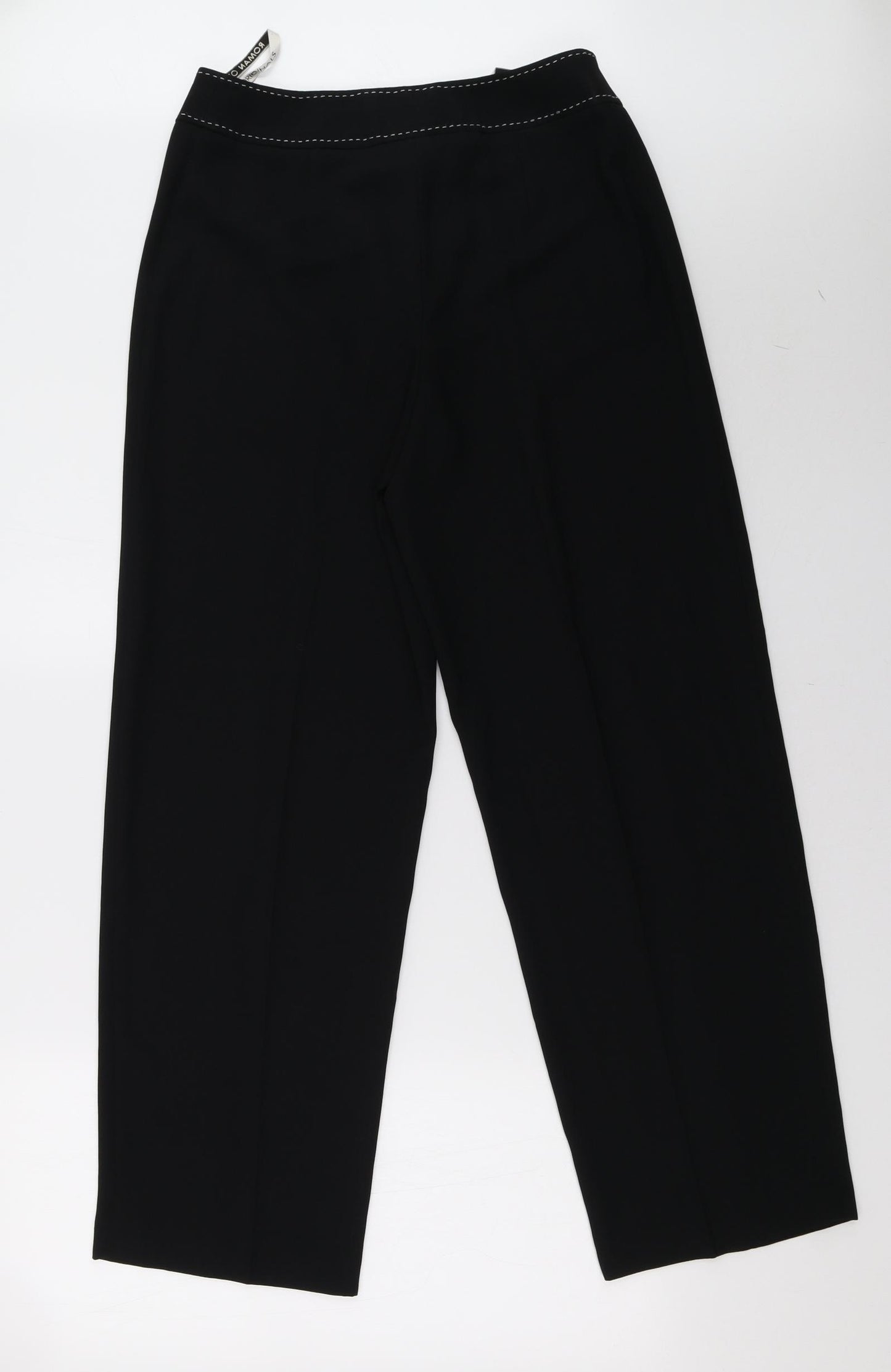 Roman Womens Black   Trousers  Size 12 L30 in