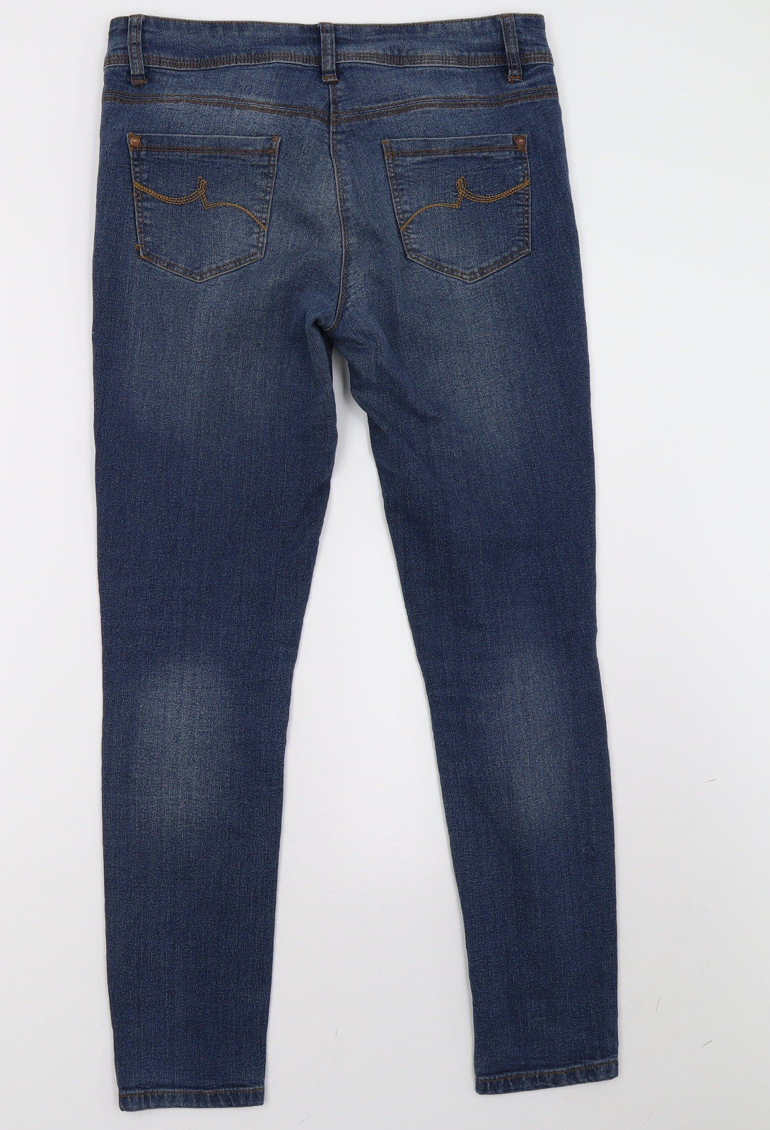 George Womens Blue  Denim Skinny Jeans Size 12 L30 in