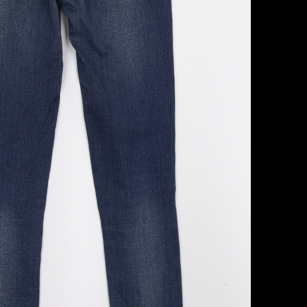 George Womens Blue  Denim Skinny Jeans Size 12 L30 in