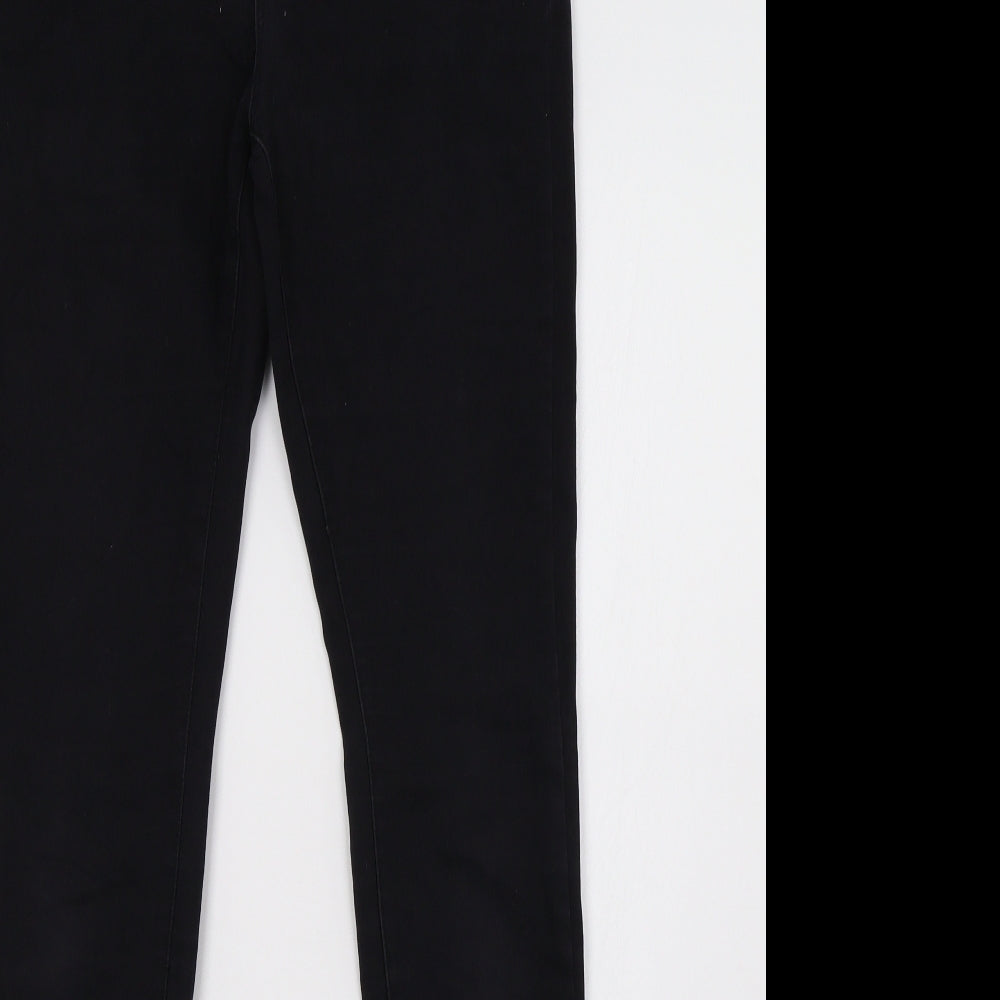 Primark Womens Black  Denim Skinny Jeans Size 12 L32 in