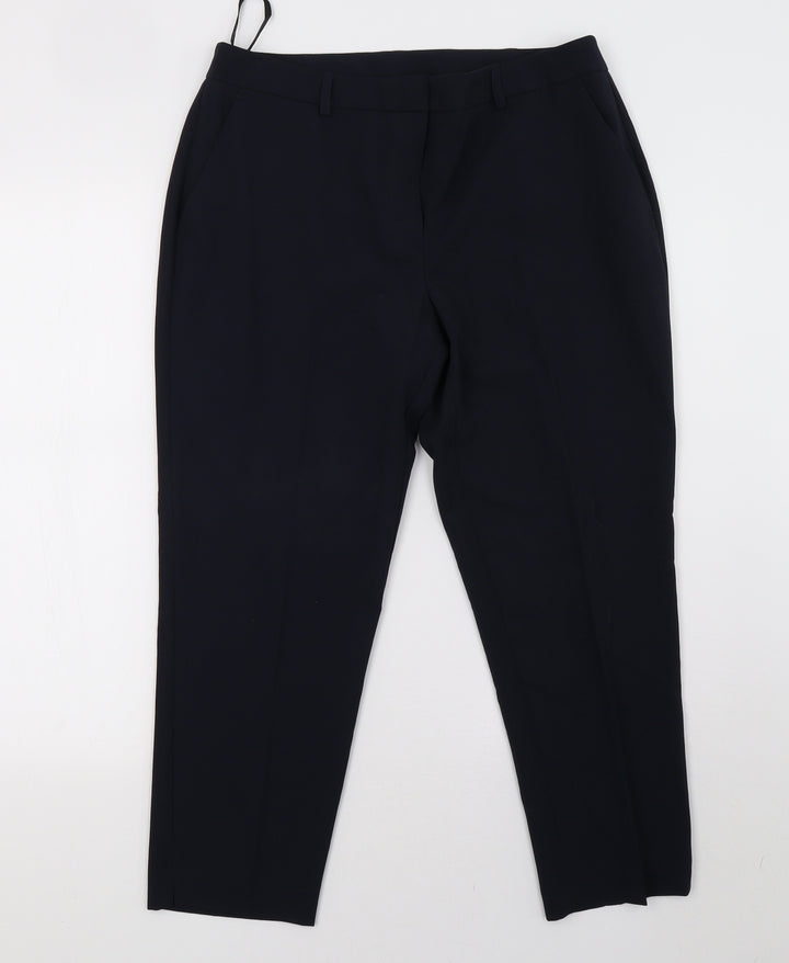 Dorothy Perkins Womens Blue Trousers Size 12 L26 in