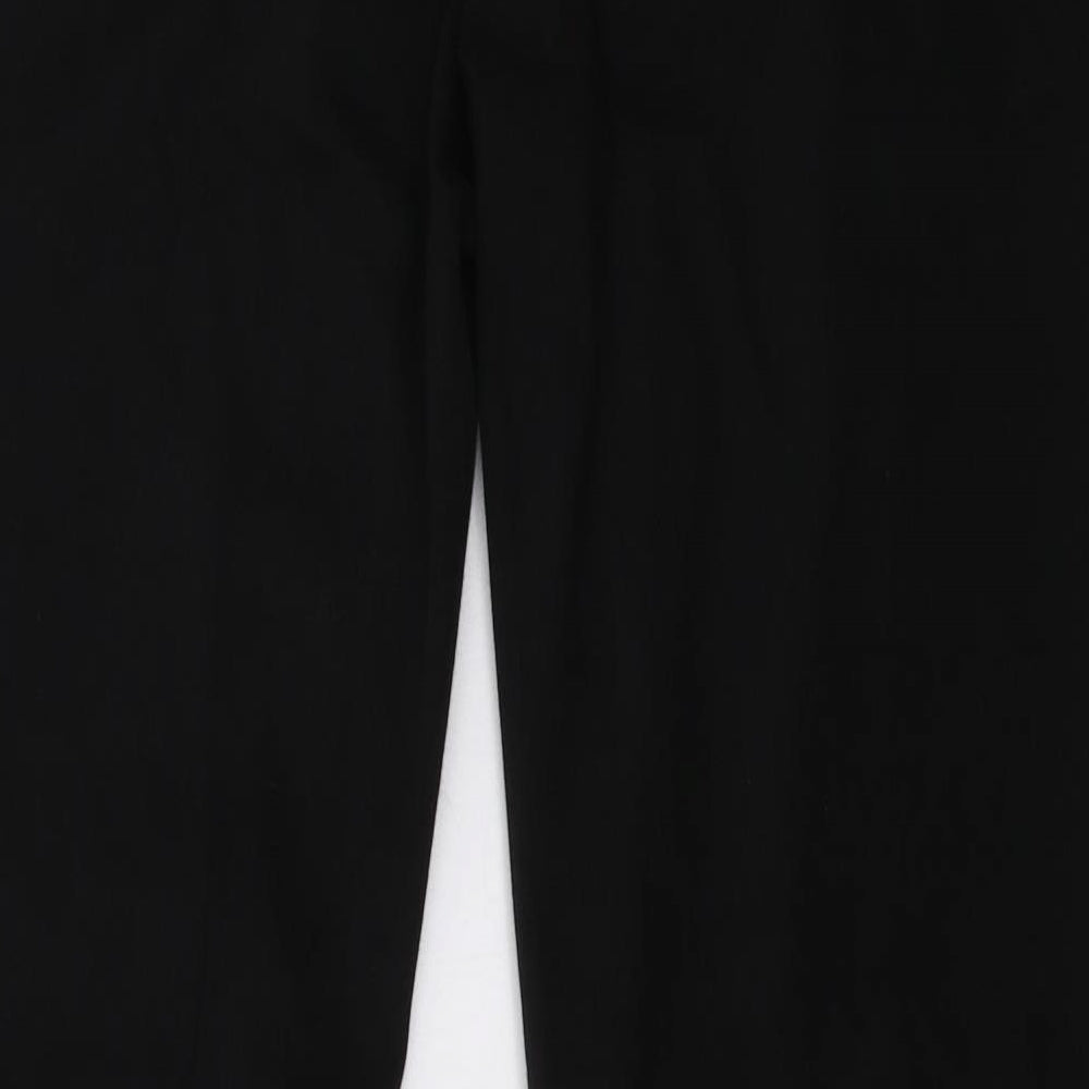 Marks and Spencer Womens Black  Denim Straight Jeans Size 16 L32 in
